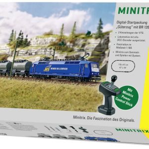 Pociąg towarowy MiniTrix 11158 N Cyfrowy zestaw startowy „Pociąg towarowy” z klasą WRS 120