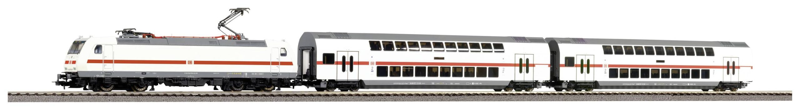 Pociąg osobowy Piko H0 57134 H0 S-Set E-lokomotywa BR 146+ 2 IC DoSto DB AG - obrazek 1