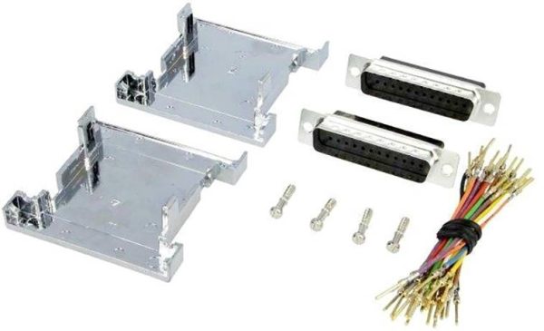 Adapter D-Sub encitech 2111-0101-23 złącze żeńskie D-SUB 25-pin – złącze żeńskie D-SUB 25-pin