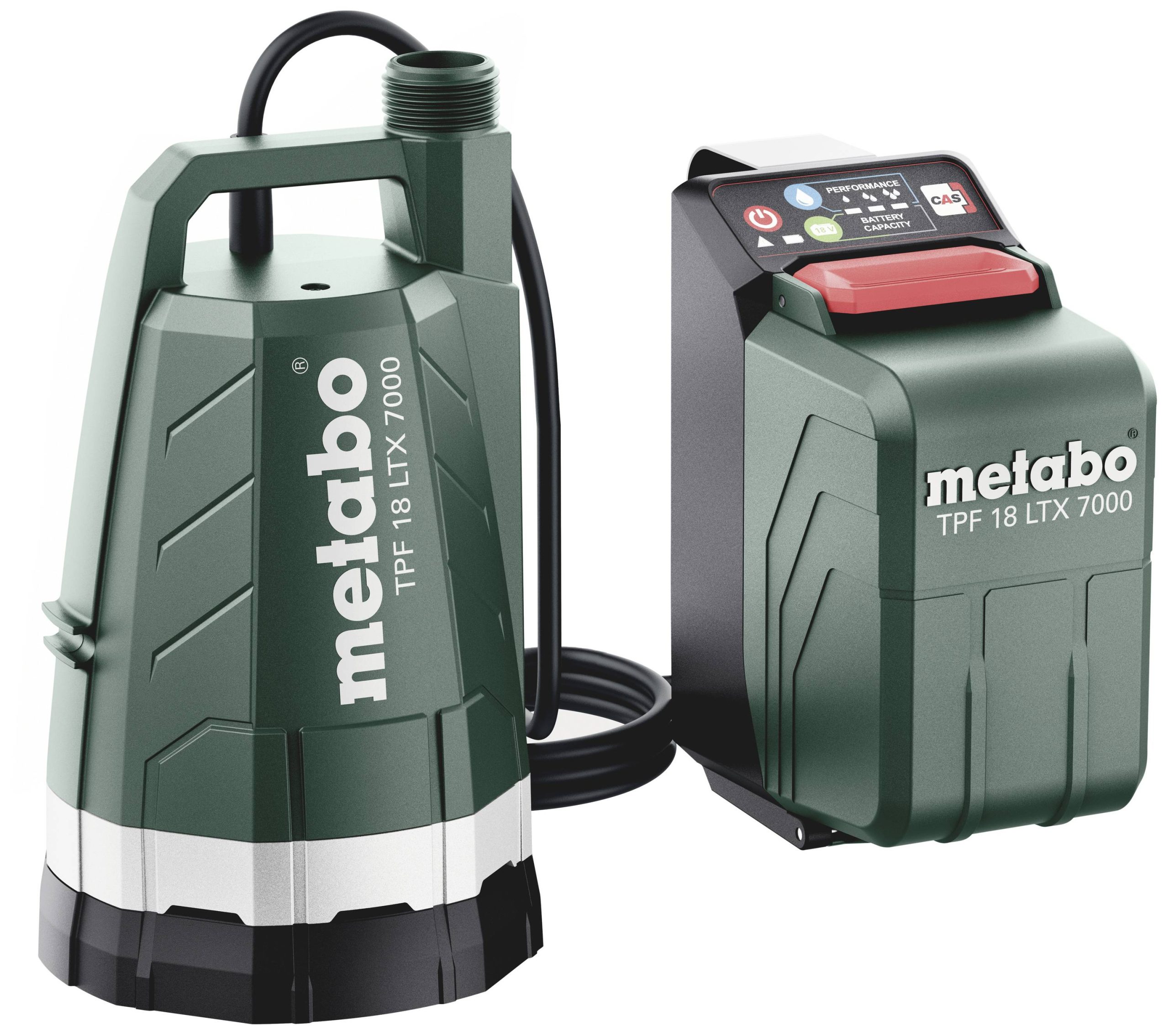 Metabo 601748850 TPF 18 LTX 7000 Akku Pompa głębinowa 7000 l/h 9 m - obrazek 1
