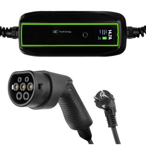 Stacja ładowania samochodów elektrycznych Green Cell EV PowerCable, EV16, Typ 2, 3.6 kW, 6.5 m Stacja ładowania samochodów elektrycznych Green Cell EV PowerCable, EV16, Typ 2, 3.6 kW, 6.5 m