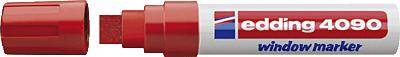 Edding 4090 4-4090002 Marker kredowy czerwony 4 mm, 15 mm - obrazek 1