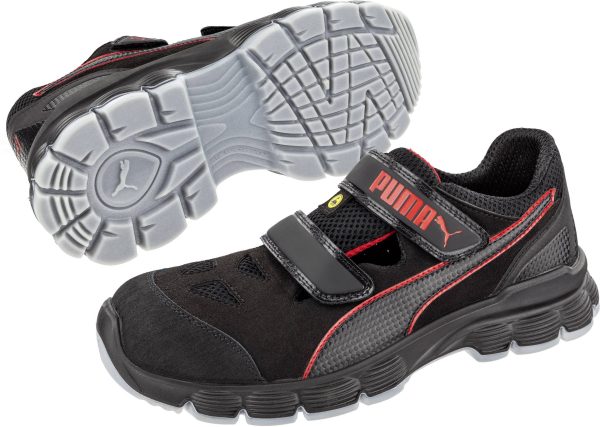 PUMA Aviat Low ESD SRC 640891-43 ESD Obuwie ochronne S1P Rozmiar buta (EU): 43 czarny, czerwony 1 szt.