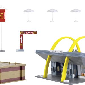 Restauracja fast food McDonald’s z McCafé Zestaw do złożenia Vollmer 43635 H0 1 szt. Restauracja fast food McDonald’s z McCafé Zestaw do złożenia Vollmer 43635 H0 1 szt.