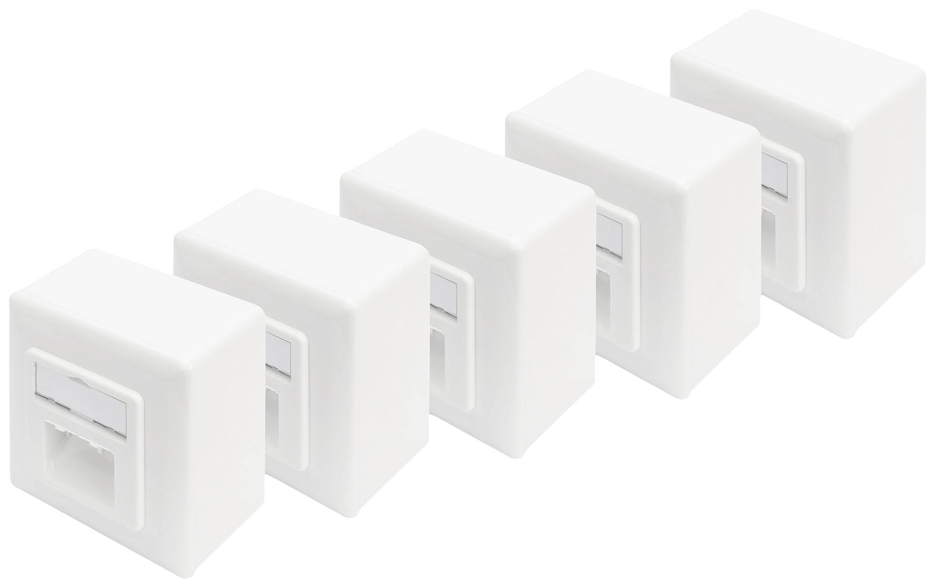 Gniazdo sieciowe Digitus DN-9006/B5-N, 2 x RJ45, kat. 6 - obrazek 1