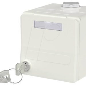 Obudowa Metz Connect IP44 Modul-Aufputz-Gehäuse mit Klappdeckel und Schloss 1309470002KI, nadtynkowy Obudowa Metz Connect IP44 Modul-Aufputz-Gehäuse mit Klappdeckel und Schloss 1309470002KI, nadtynkowy
