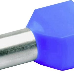 Tulejka kablowa izolowana Twin DIN Klauke 87714, zestaw 100 szt. Tulejka kablowa izolowana Twin DIN Klauke 87714, zestaw 100 szt.