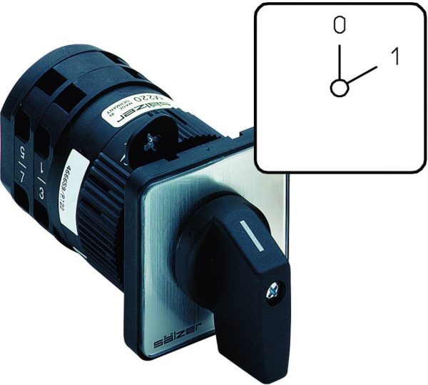 Przełącznik krzywkowy 20 A 1 x 60 ° szary, czarny Sälzer M220-61003-219M1 M220-61003-219M1 1 szt.