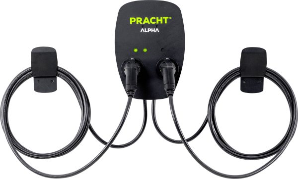 Pracht ALPHA1002-Wallbox Stacja ładowania samochodów elektrycznych Typ 2 Mode 3 32 A Ilość złączy 2 11 kW Manualna, RFID