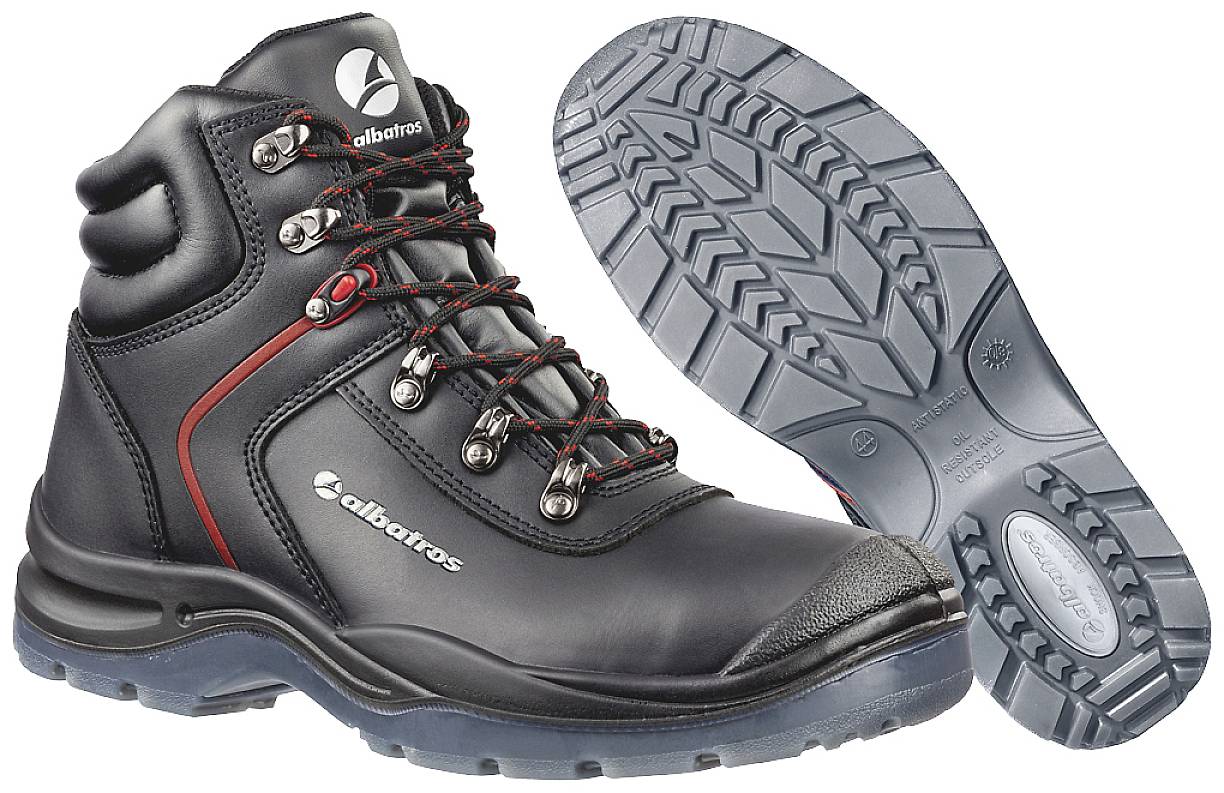 Albatros 631080-45 631080-45 Obuwie ochronne S3 Rozmiar buta (EU): 45 czarny 1 par(a) - obrazek 1