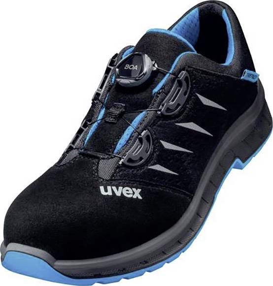 uvex 6938 6938248 Obuwie ochronne S1P Rozmiar buta (EU): 48 czarno-niebieski 1 par(a) - obrazek 1
