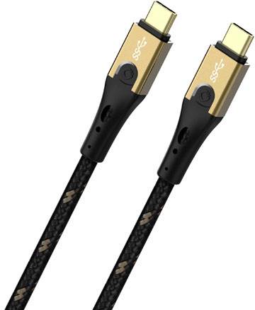 Kabel Kabel USB USB 3.2 Gen2 Oehlbach D1C9530 Złącze męskie USB-C®, Złącze męskie USB-C® 0.50 m - obrazek 1