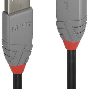LINDY Kabel USB USB 2.0 Złącze męskie USB-A, Złącze męskie USB-A 5.00 m czarny styki pozłacane 36695 LINDY Kabel USB USB 2.0 Złącze męskie USB-A, Złącze męskie USB-A 5.00 m czarny styki pozłacane 36695