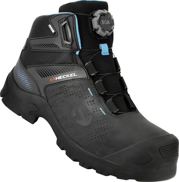 Heckel MACCROSSROAD 3.0 S3 HIGH BOA 6736347 Buty ochronne S3 Rozmiar buta (EU): 47 czarny, żółty 1 par(a)