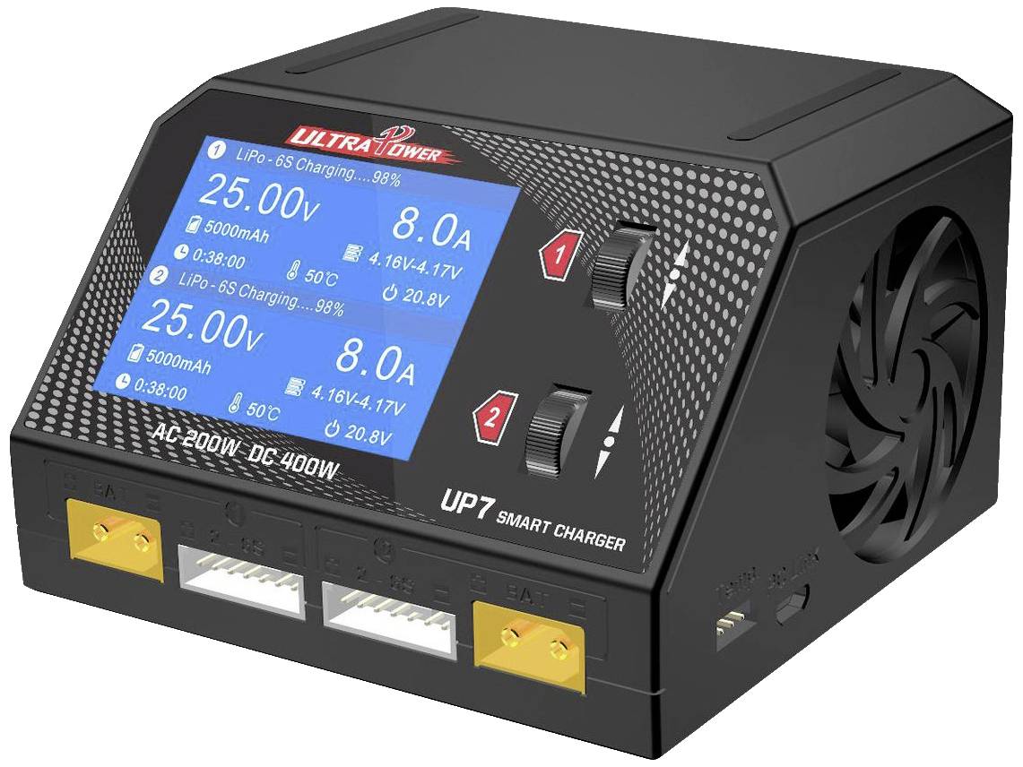 Ładowarka modelarska Ultra Power 10 A LiIon, LiPo, LiFePO, LiHV, NiMH, NiCd, Akumulator kwasowo-ołowiowy - obrazek 1
