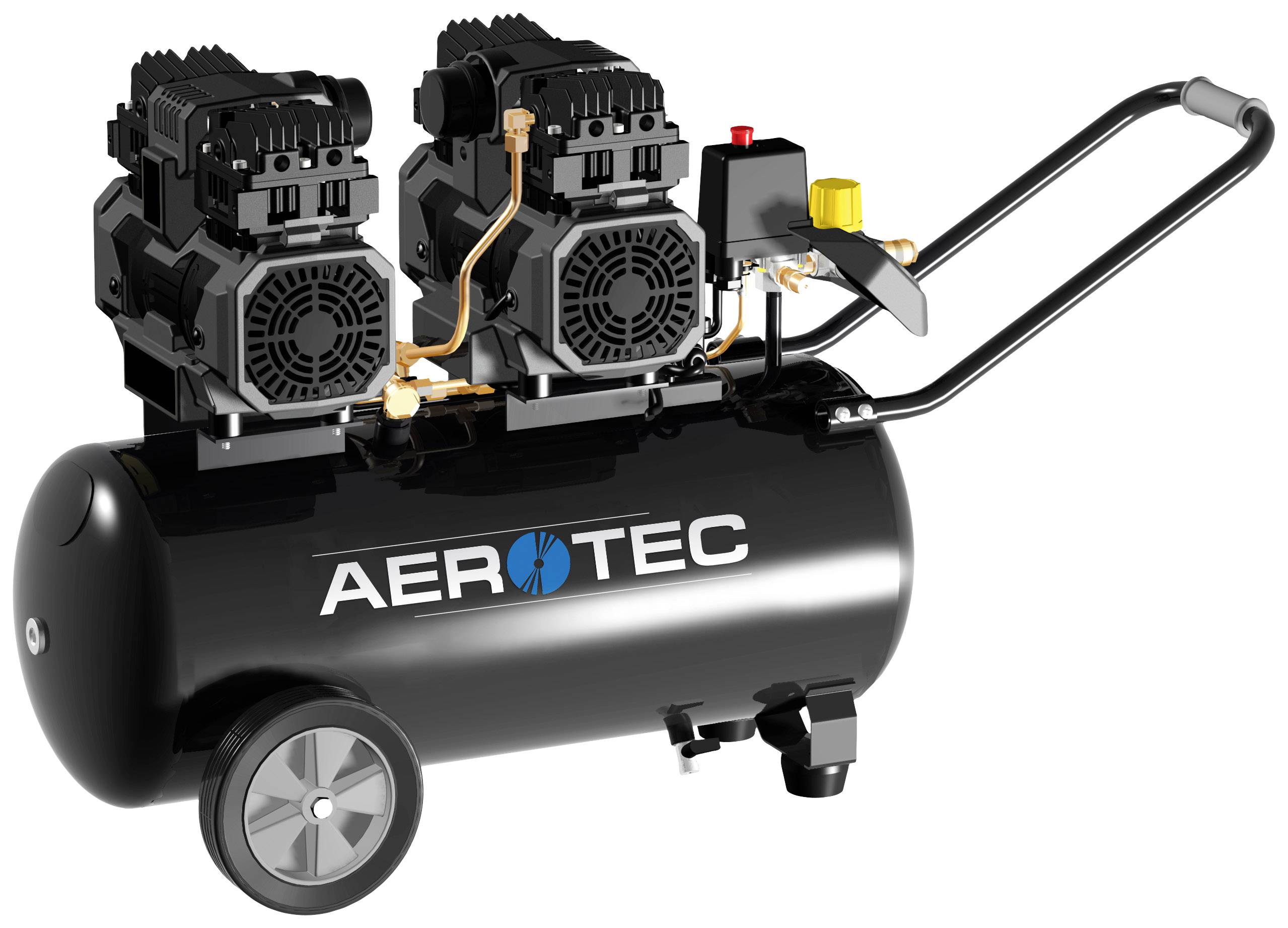 Sprężarka powietrza Aerotec 360 TECH DUO SILENT 8 bar - obrazek 1