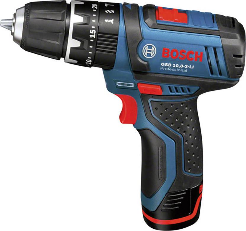 Wkrętarka udarowa akumulatorowa Bosch Professional GSB 12V-15 2-biegowa zaw. 2 akumulatory - obrazek 1