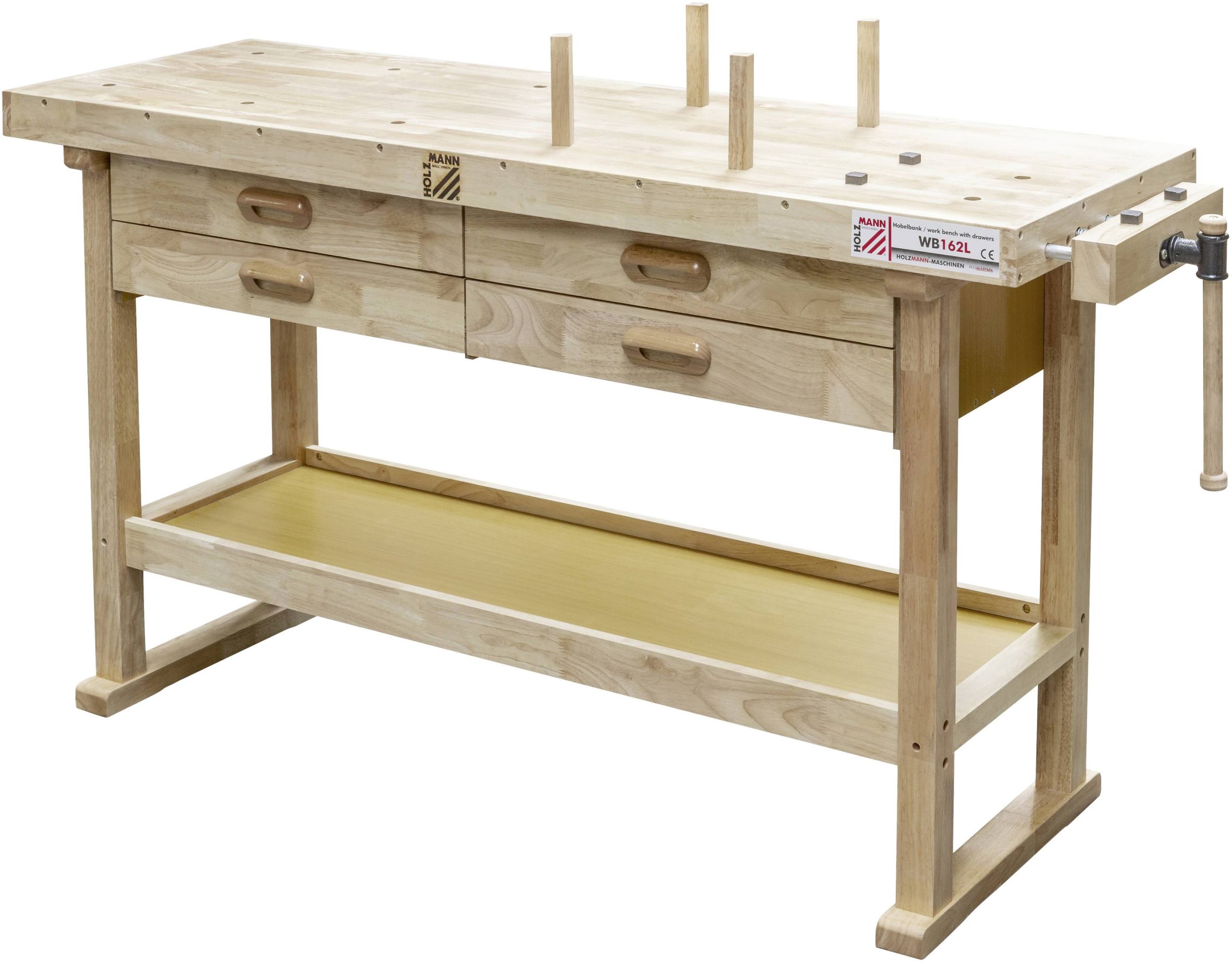 Stół stolarski Holzmann Maschinen WB162L (S x W x G) 1625 x 860 x 510 mm - obrazek 1