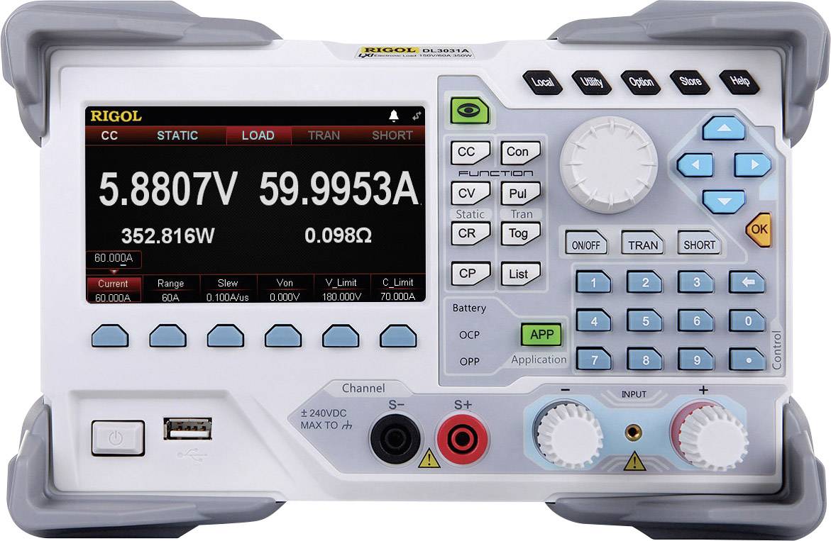 Sztuczne obciążenie Rigol DL3031A 150 V/DC 60 A - obrazek 1