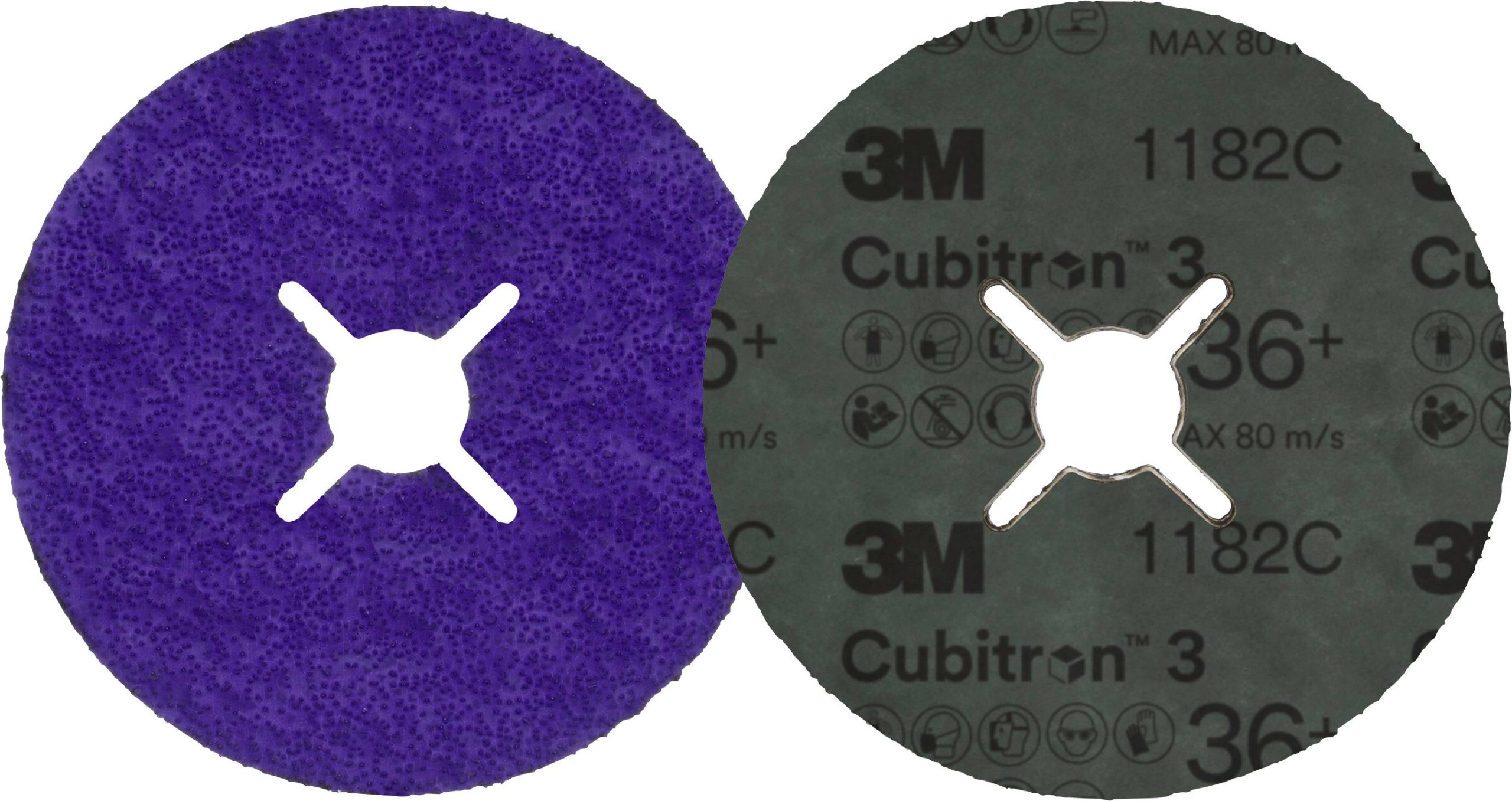 Cubitron 7100310794 Dysk fibrowy Średnica 125 mm Wielkość ziarna=36 25 szt. - obrazek 1