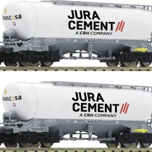 Wagon silos Fleischmann 6660090 N Zestaw 2 sztuk: Wagon silosowy Jura Cement of Wascosa Wagon silos Fleischmann 6660090 N Zestaw 2 sztuk: Wagon silosowy Jura Cement of Wascosa