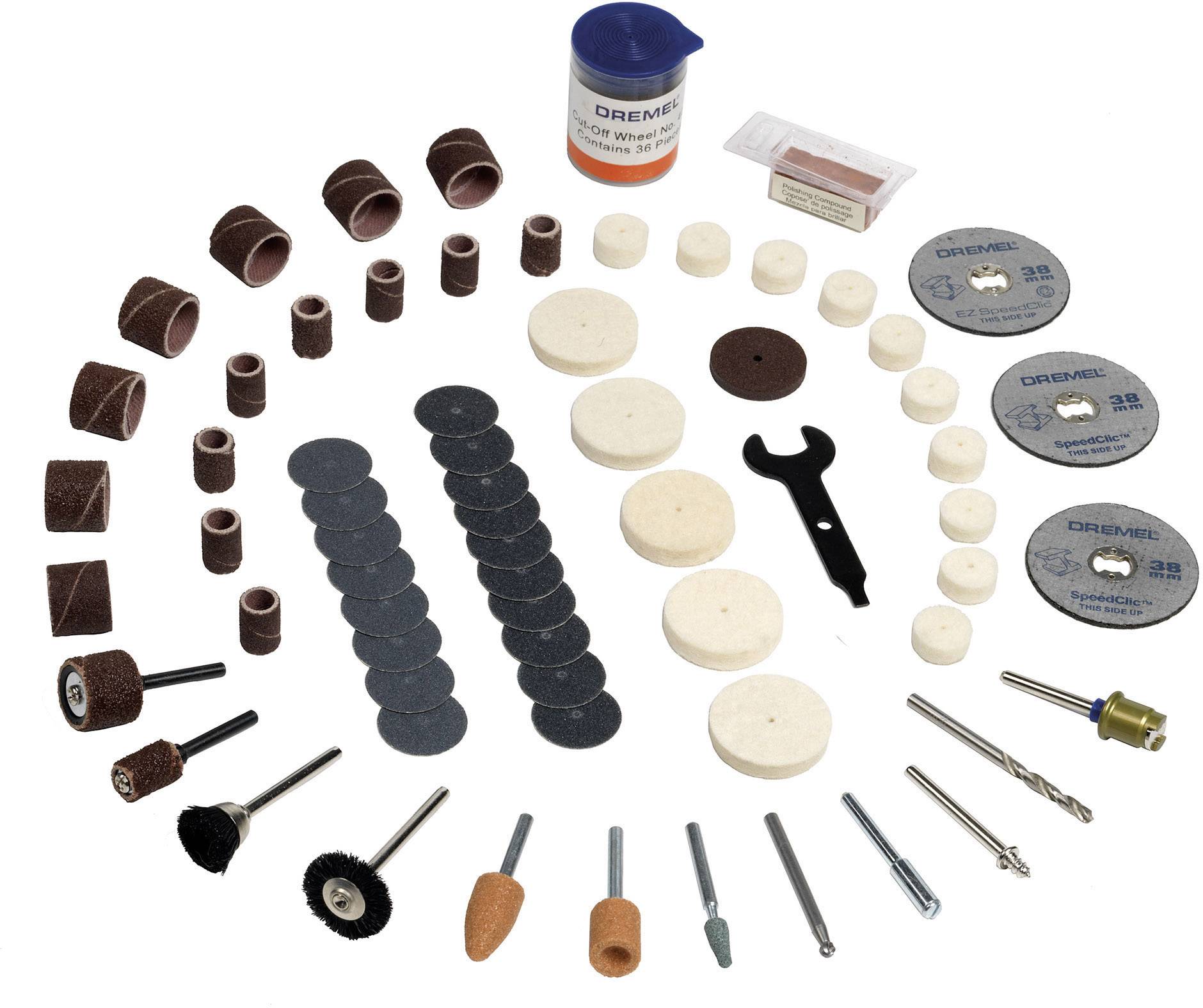 Dremel 2615S723JA Zestaw akcesoriów Ø trzonka 3.2 mm 100 szt. - obrazek 1
