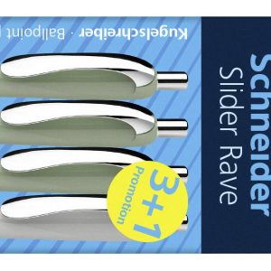 Schneider Schreibgeräte Slider Rave XB Trend 25, Box 4 Stück sortiert 132664 Długopis Kolor zapisu: niebieski 4 szt. Schneider Schreibgeräte Slider Rave XB Trend 25, Box 4 Stück sortiert 132664 Długopis Kolor zapisu: niebieski 4 szt.