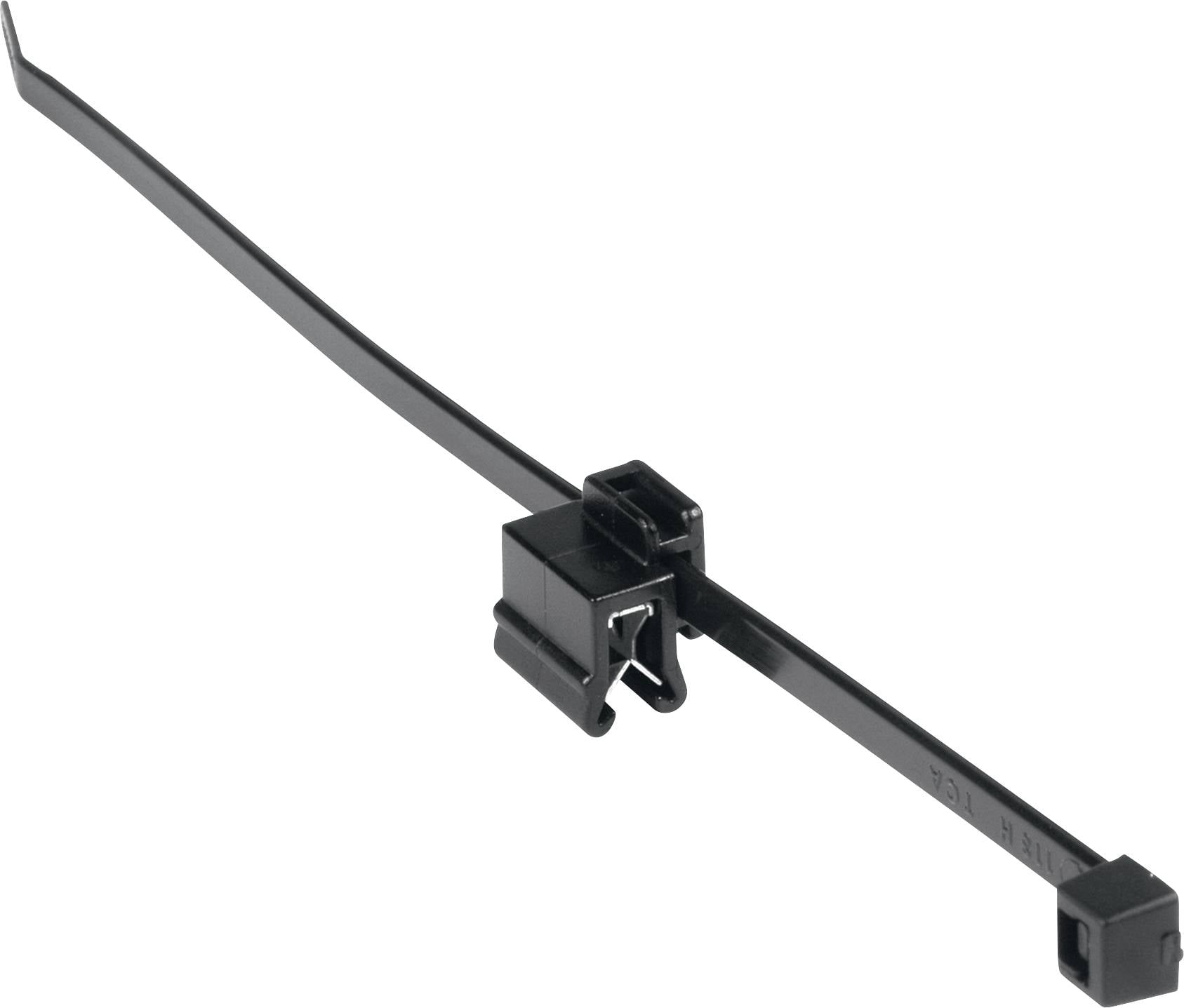 Opaska kablowa HellermannTyton T50ROSEC5B-PA66HS/PA66HIRHS-BK 150-40581, 200 mm, poliamid, 500 szt. - obrazek 1