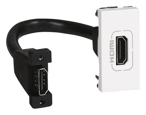Legrand HDMI Mosaic biały 078778 1 szt. - obrazek 1
