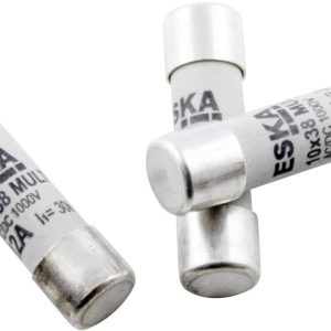 ESKA 1038627 1038627 Bezpiecznik (Ø x D) 10.3 mm x 38 mm 10 A 500 V szybki -F- Zawartość 1 szt.