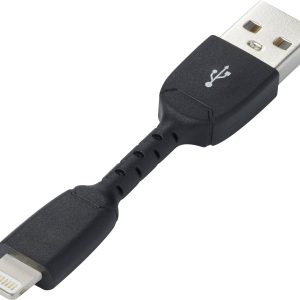 Renkforce Kabel USB USB 2.0 Złącze męskie USB-A, Złącze męskie Lightning 0.05 m czarny RF4260168 Renkforce Kabel USB USB 2.0 Złącze męskie USB-A, Złącze męskie Lightning 0.05 m czarny RF4260168