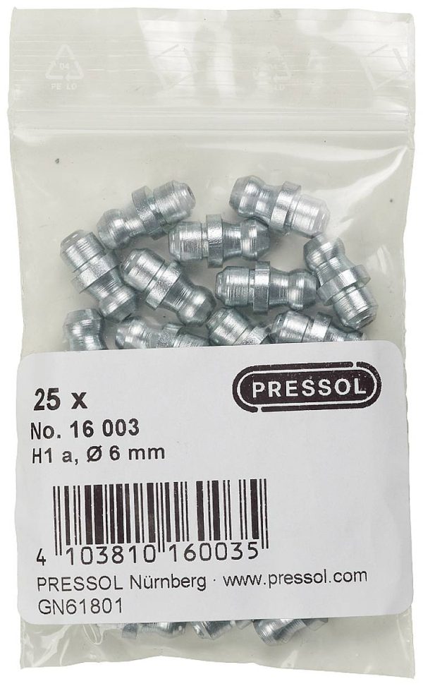 Pressol Smarowniczka stożkowa H1 A-prosta, Ø 6 mm-V 1 szt.