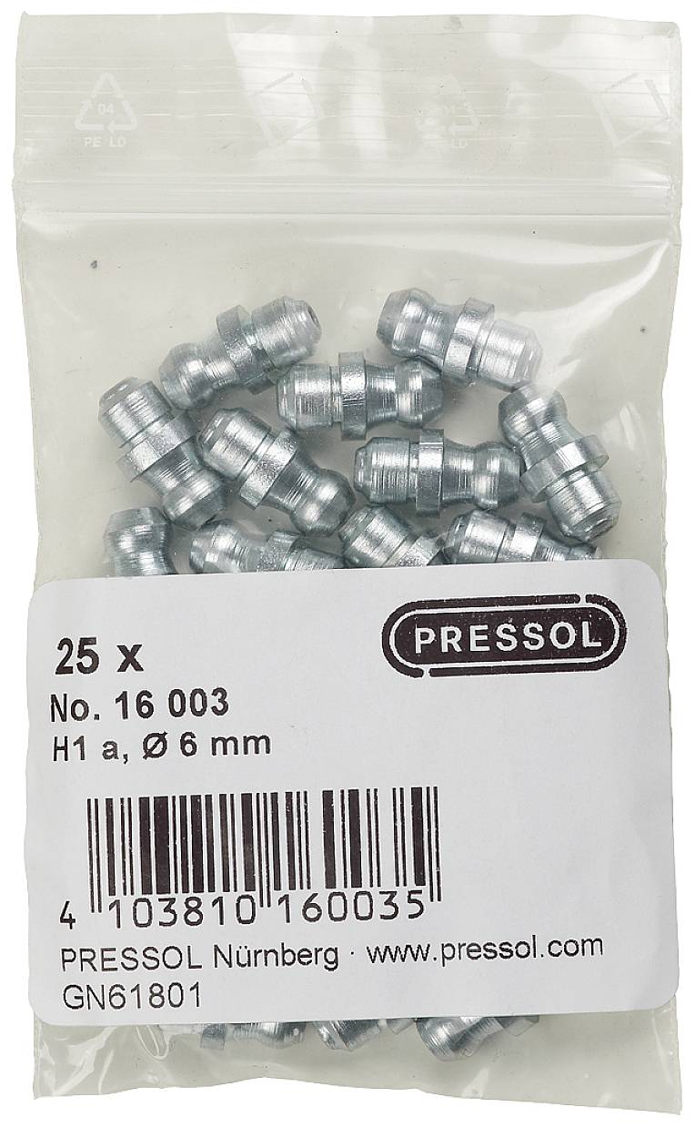 Pressol Smarowniczka stożkowa H1 A-prosta, Ø 6 mm-V 1 szt. - obrazek 1