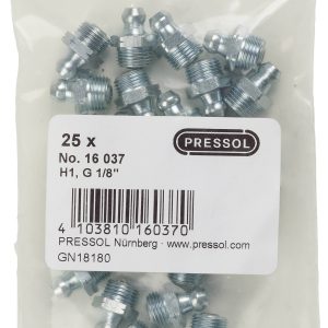 Pressol Smarowniczka stożkowa H1 prosta, G 1/8”-VZ 25 szt. Pressol Smarowniczka stożkowa H1 prosta, G 1/8”-VZ 25 szt.