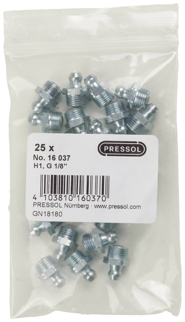 Pressol Smarowniczka stożkowa H1 prosta, G 1/8”-VZ 25 szt.