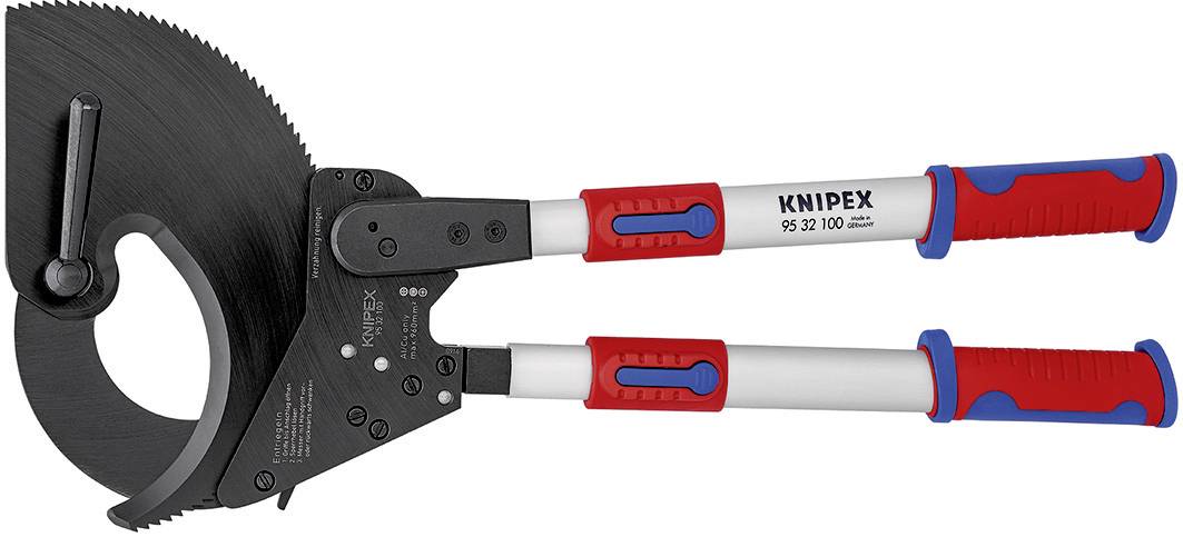 Obcinak do kabli zapadkowy Knipex 95 32 100 680 mm - obrazek 1