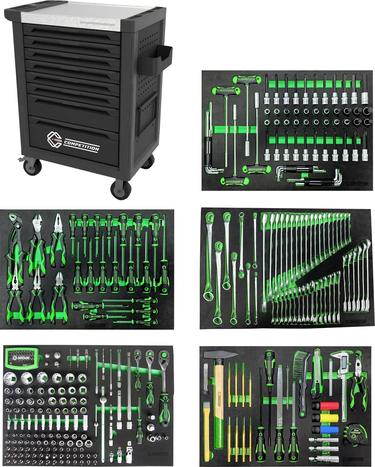 KS Tools 512.5341 Wózek warsztatowy Kolor producenta: czarny - obrazek 1