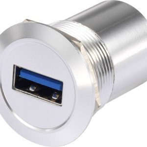 TRU COMPONENTS USB-08 Gniazdo USB 3.0 do zabudowy złącze żeńskie do wbudowania Zawartość: 1 szt.