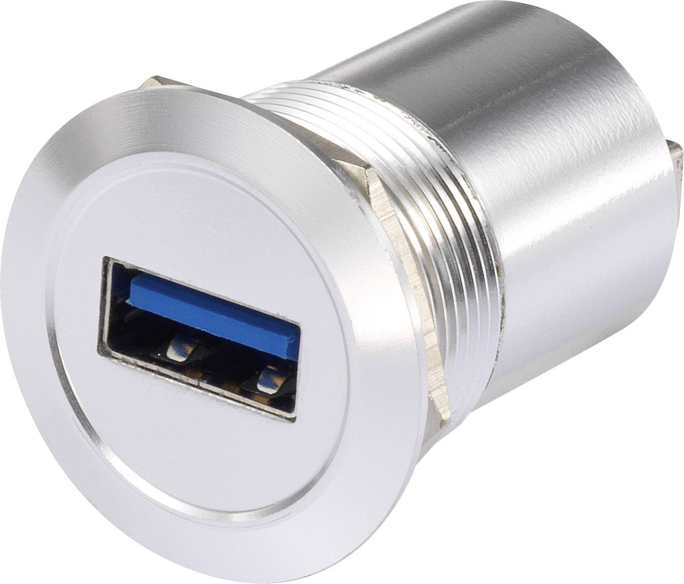 TRU COMPONENTS USB-08 Gniazdo USB 3.0 do zabudowy złącze żeńskie do wbudowania Zawartość: 1 szt. - obrazek 1