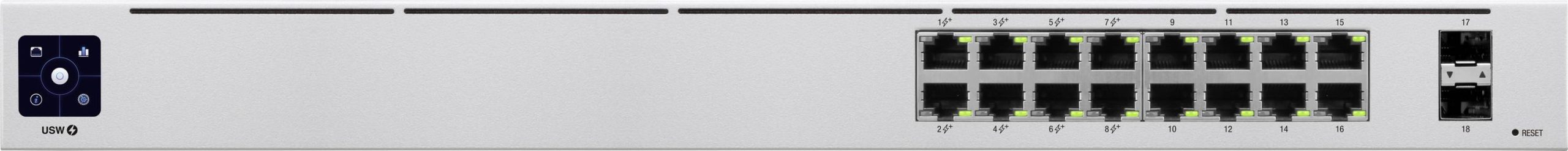 Ubiquiti Networks USW-16-POE Switch sieciowy IEEE 802.3af (12.95 W), IEEE 802.3at (25.5 W) - obrazek 1