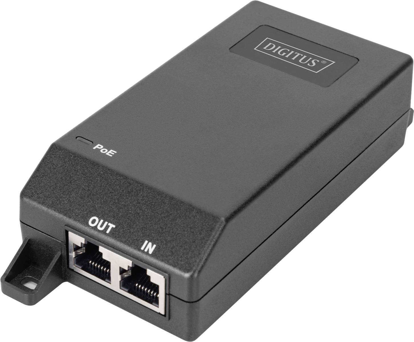 Digitus DN-95103-3 Injektor PoE 10 / 100 / 1000 MBit/s IEEE802.3af (15.4 W), IEEE802.3at (30 W) - obrazek 1
