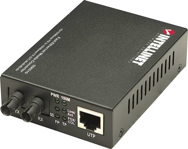 Konwerter multimediów, sieciowy Intellinet 506519 LAN, ST Duplex 100 MBit/s