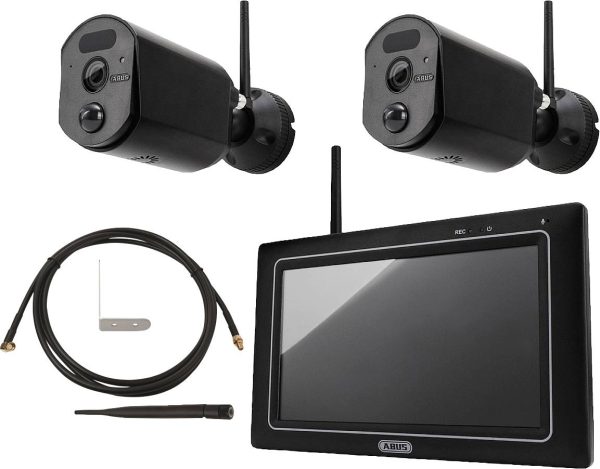 Zestaw monitorujący ABUS PPDF17000 + PPDF17520 + TVAC17 4-kanałowy 2304 x 1296 px