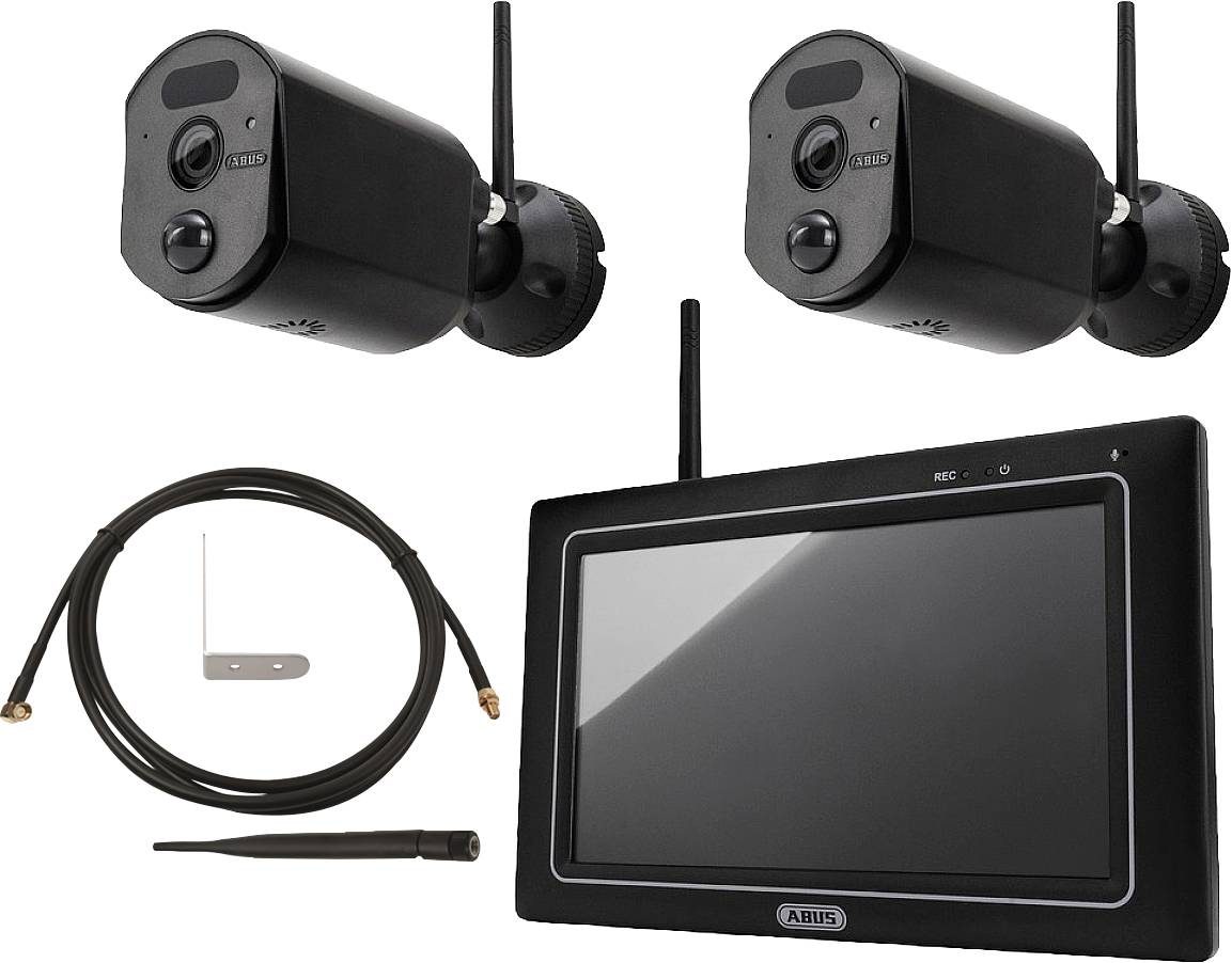 Zestaw monitorujący ABUS PPDF17000 + PPDF17520 + TVAC17 4-kanałowy 2304 x 1296 px - obrazek 1