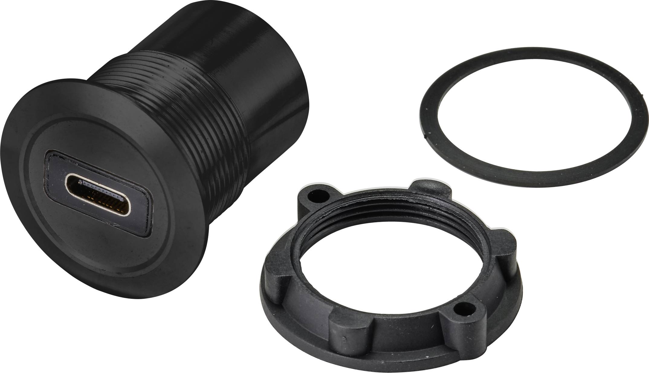 Złącze męskie USB TRU COMPONENTS USB-33-BK TC-9534340, 1 szt. - obrazek 1