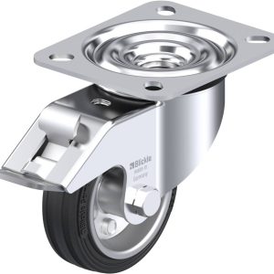 Kółko z systemem blokowania Blickle LE-VE 80R-FI, średnica: 80 mm, obrotowe Kółko z systemem blokowania Blickle LE-VE 80R-FI, średnica: 80 mm, obrotowe