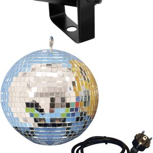 Kula dyskotekowa – zestaw Eurolite 50101856, z oświetleniem LED, z napędem Kula dyskotekowa – zestaw Eurolite 50101856, z oświetleniem LED, z napędem