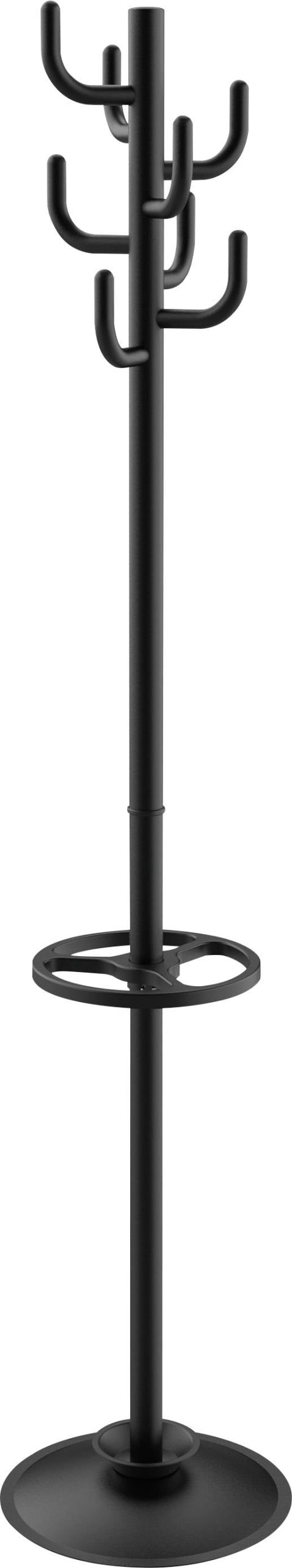 Wieszak do garderoby Maul MAULpolaris 9402090 Ilość haków: 8 (Ø x W) 36 mm x 177 mm czarny (ral 9004, matowy)