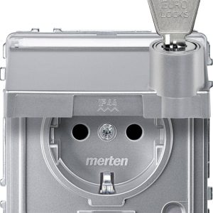 Merten Gniazdo elektryczne Aquadesign aluminiowy MEG2316-7260 1 szt.
