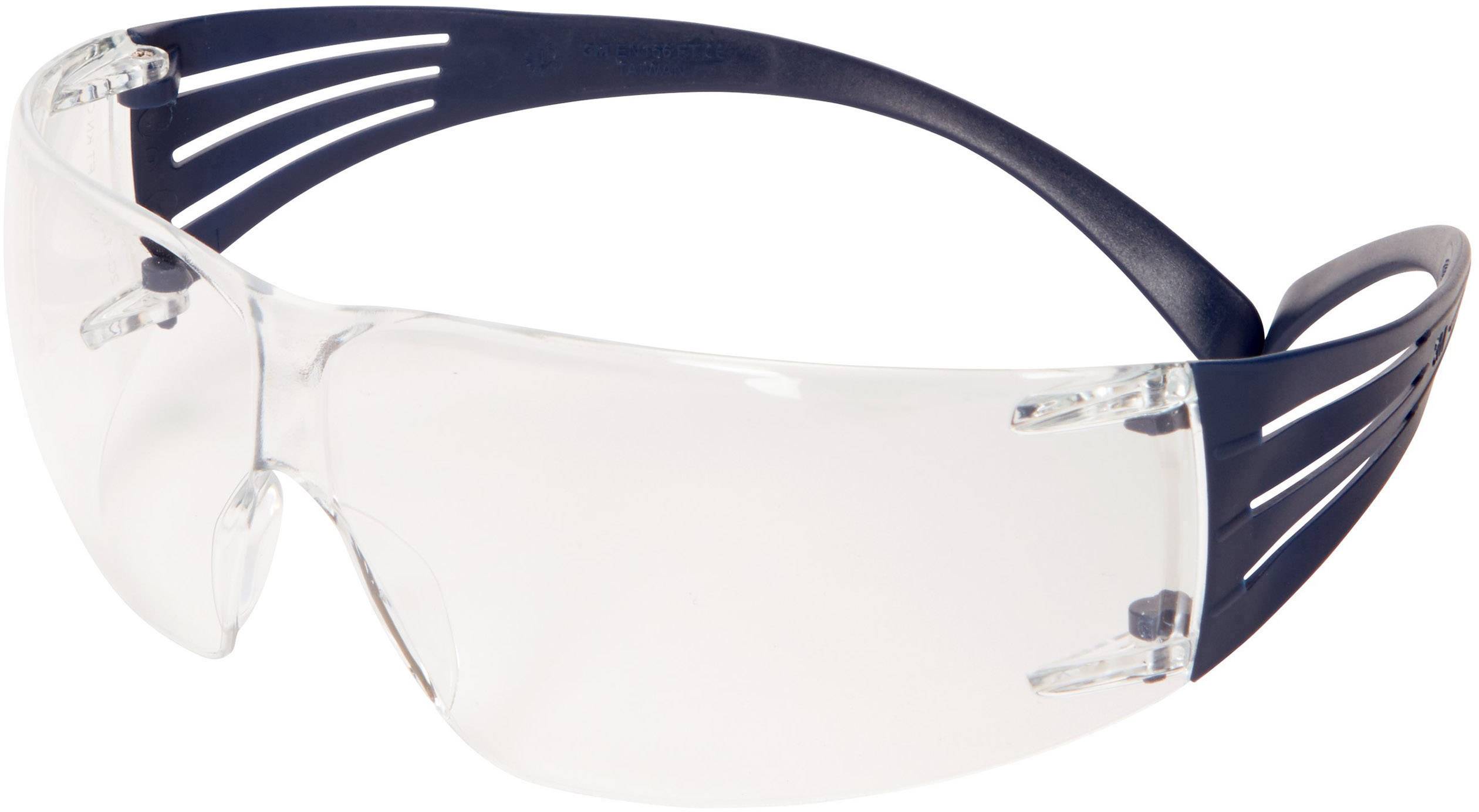 3M SecureFit SF201SGAF-BLU Okulary ochronne z zabezpieczeniem przeciw zaparowaniu niebieski EN 166 DIN 166 - obrazek 1